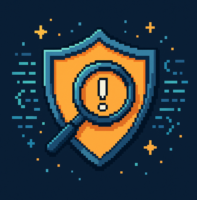 A digital shield icon overlayed on a background of swirling code and data streams, representing cyber security.
